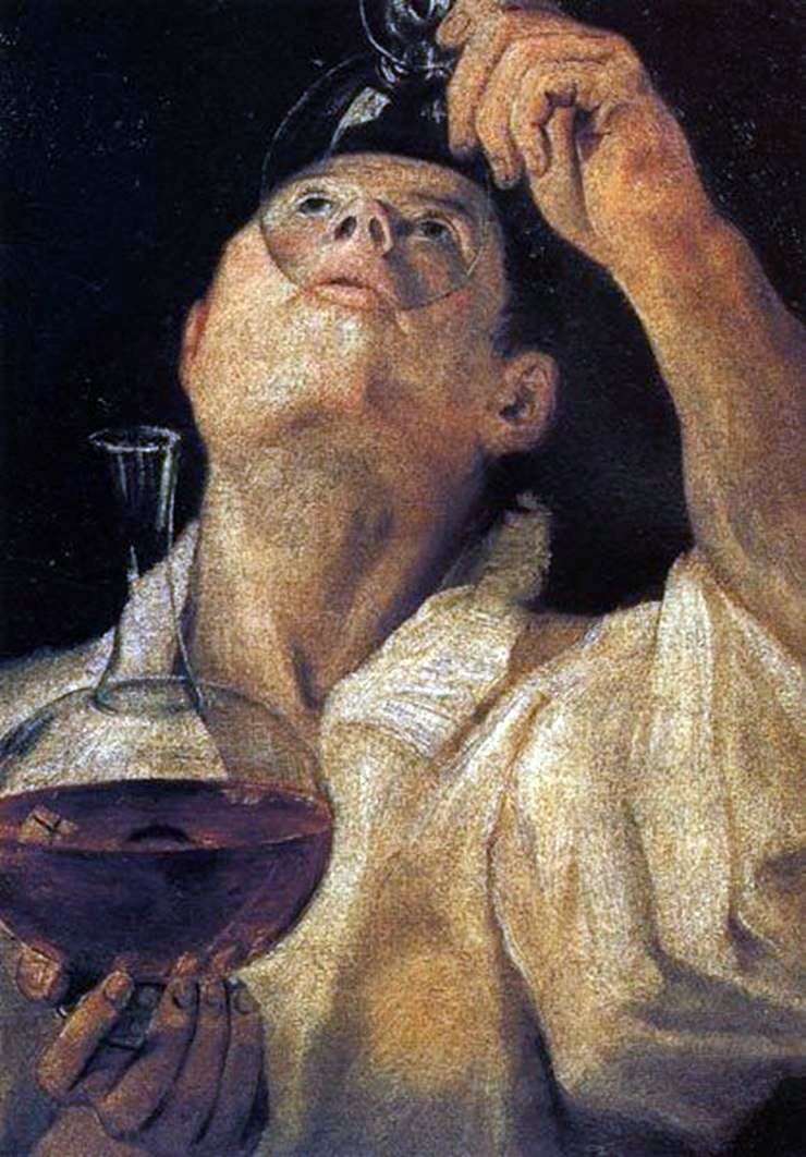 Ritratto di un ragazzo che beve   Annibale Carracci