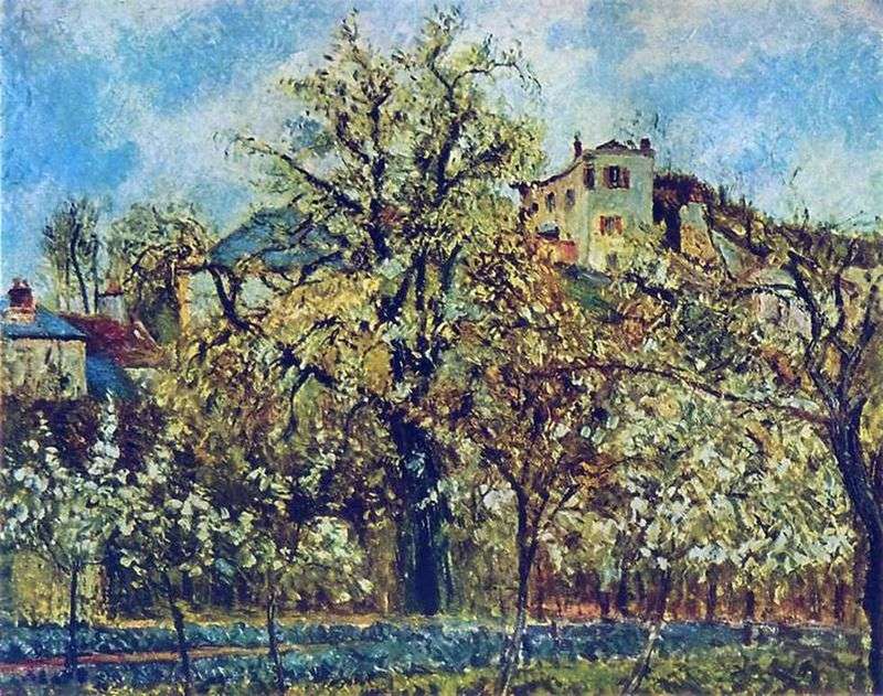 Frutteto a Pontoise. Primavera   Camille Pissarro