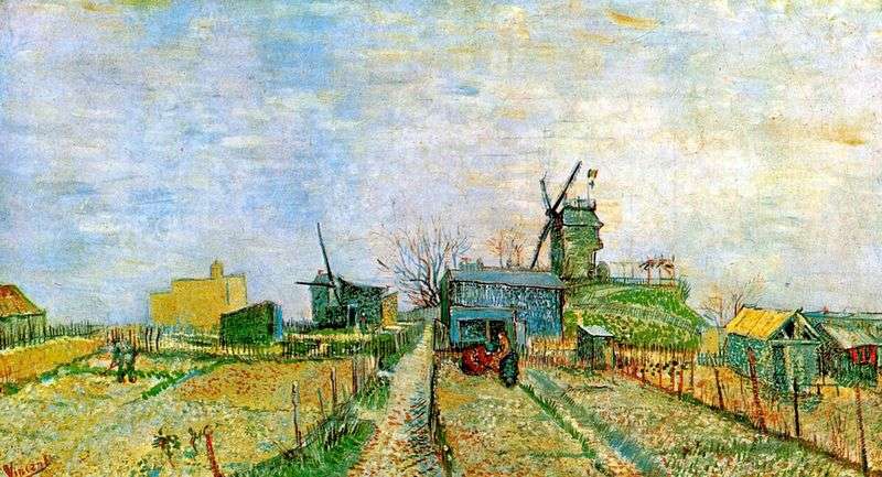 Giardino di Montmartre   Vincent Van Gogh