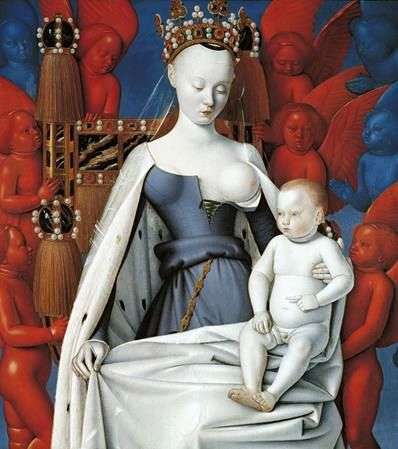 Madonna col Bambino   Jean Fouquet
