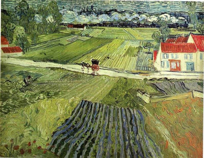Paesaggio ad Auvery dopo la pioggia   Vincent Van Gogh