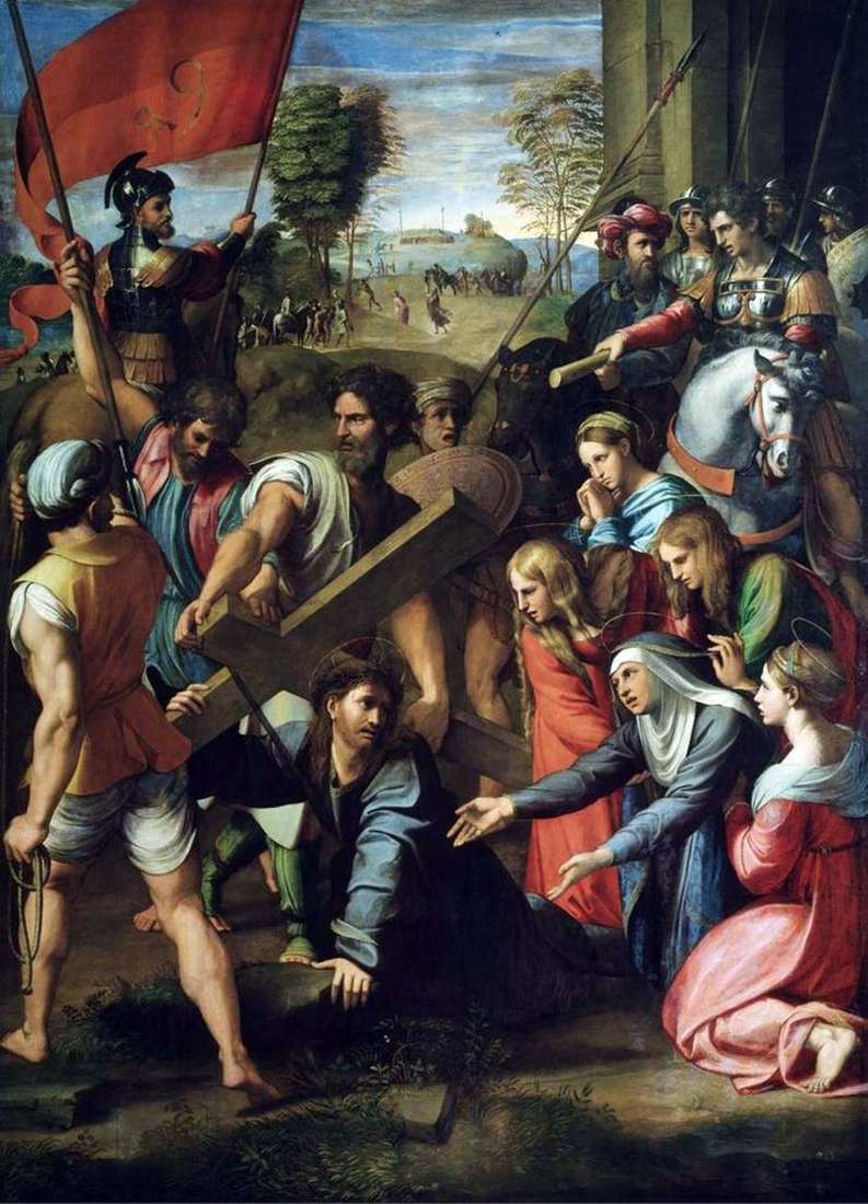 Caduta di Cristo sulla via del Calvario   Rafael Santi