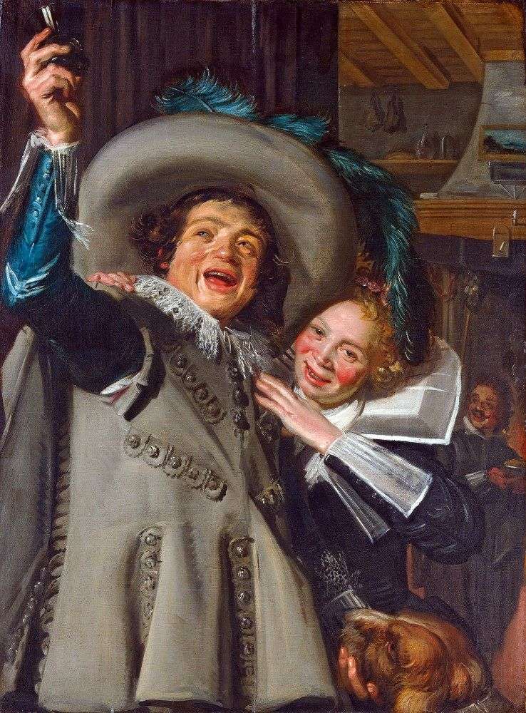 Cavalier Ramp e il suo amante   Frans Hals