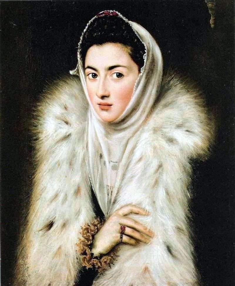 La signora in pelliccia   El Greco
