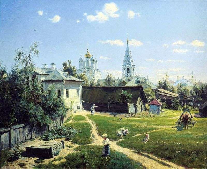 Moscow Yard   Vasily Polenov