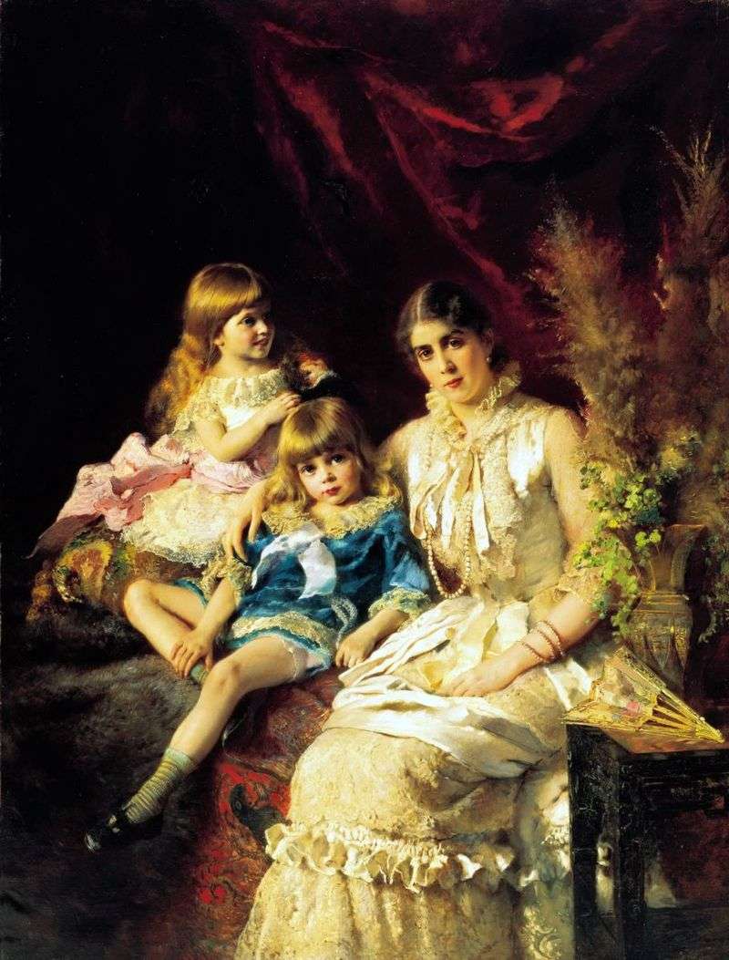 Ritratto di famiglia   Konstantin Makovsky