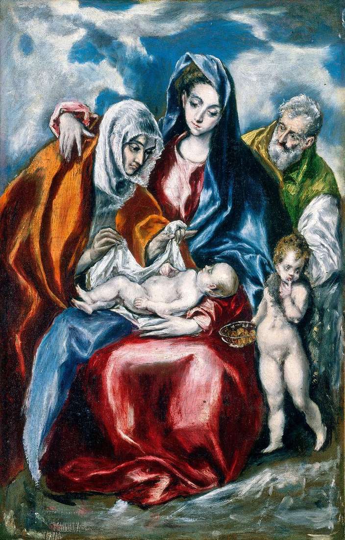 Sacra Famiglia con SantAnna   El Greco