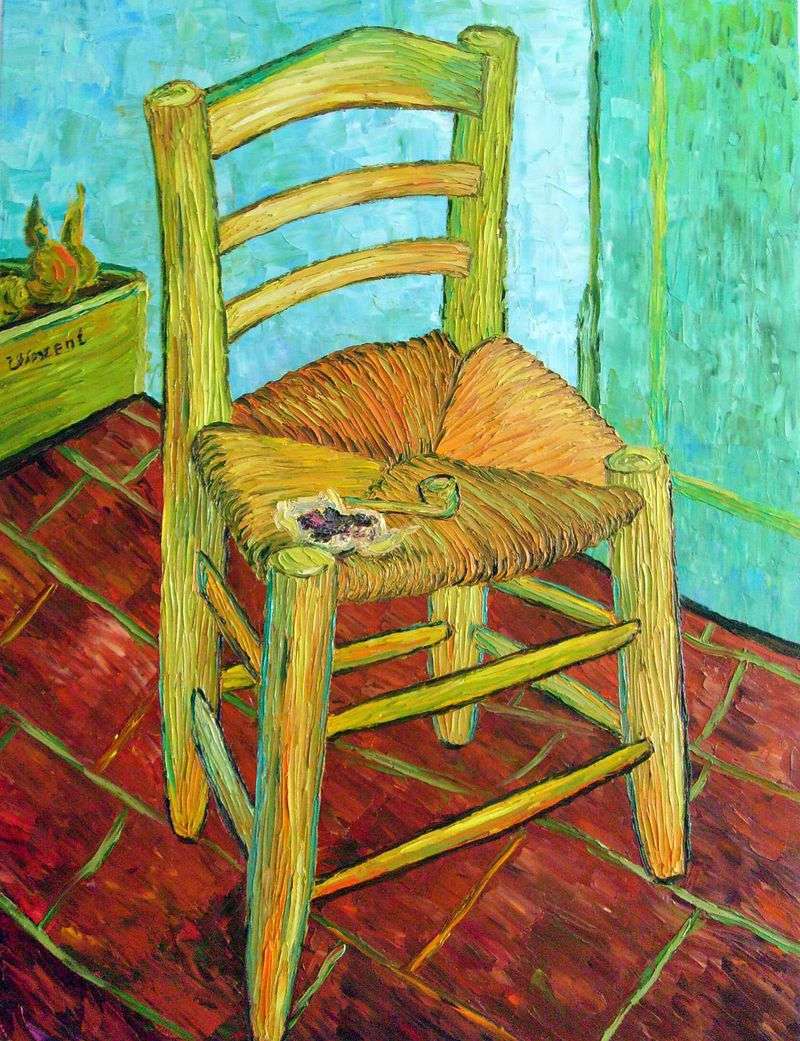 La sedia di Vincent con la sua pipa   Vincent Van Gogh