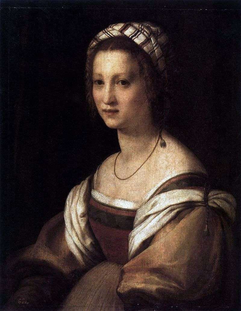 Ritratto della moglie dellartista.   Andrea del Sarto