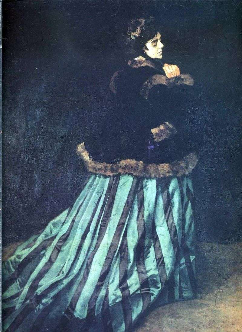Camilla (donna in abito verde)   Claude Monet