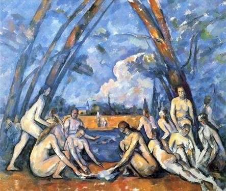 Grandi bagnanti   Paul Cezanne