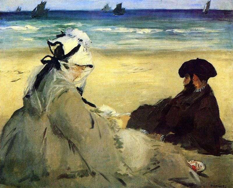 By the Sea   Edouard Manet