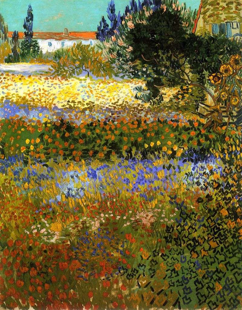 Giardino fiorito   Vincent Van Gogh
