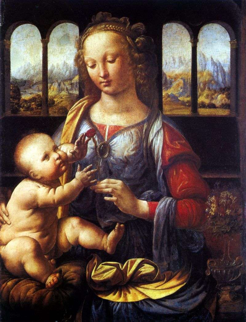 Madonna del garofano   Leonardo Da Vinci