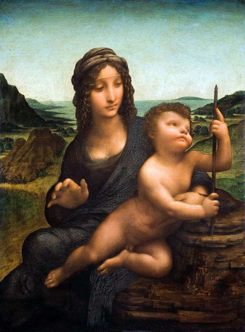 Madonna con una ruota che gira   Leonardo Da Vinci