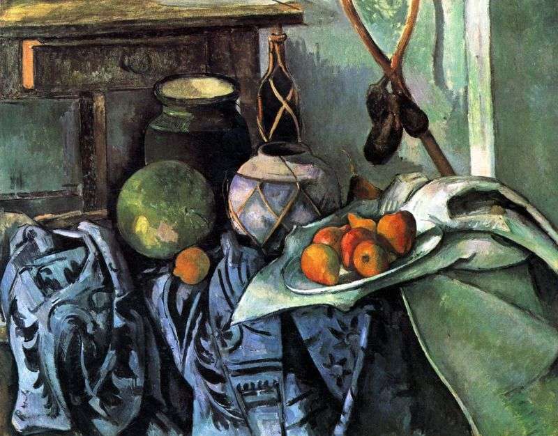 Natura morta con melanzane   Paul Cezanne