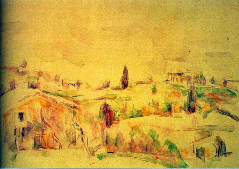 Paesaggio in Provenza   Paul Cezanne
