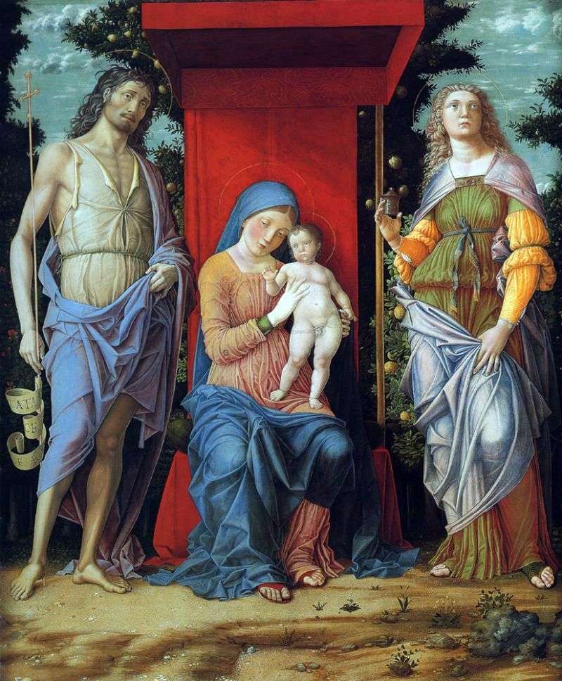 Madonna col Bambino   Andrea Mantegna