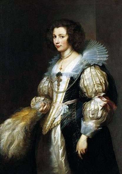 Ritratto di Maria Louise de Tassis   Anthony Van Dyck