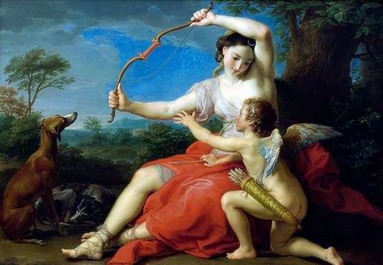 Diana e Cupido   Pompeo Batoni