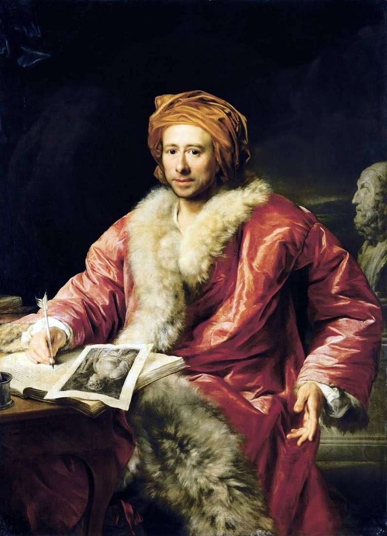 Ritratto di Winckelmann Johann Joachim   Anton von Maron