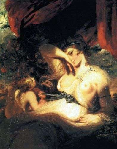 Cupido libera la cintura di Venere   Joshua Reynolds