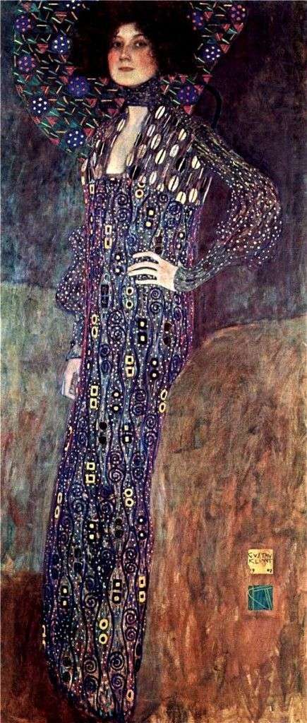 Ritratto di Emilia Flege   Gustav Klimt