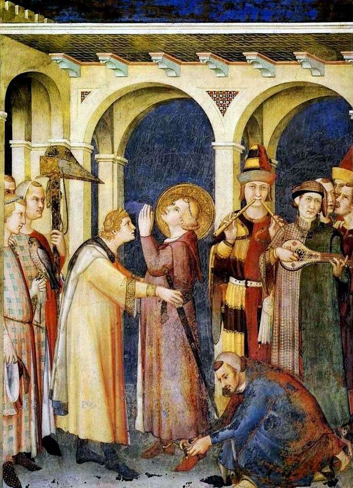 Liniziazione dei cavalieri di San Martino   Simone Martini