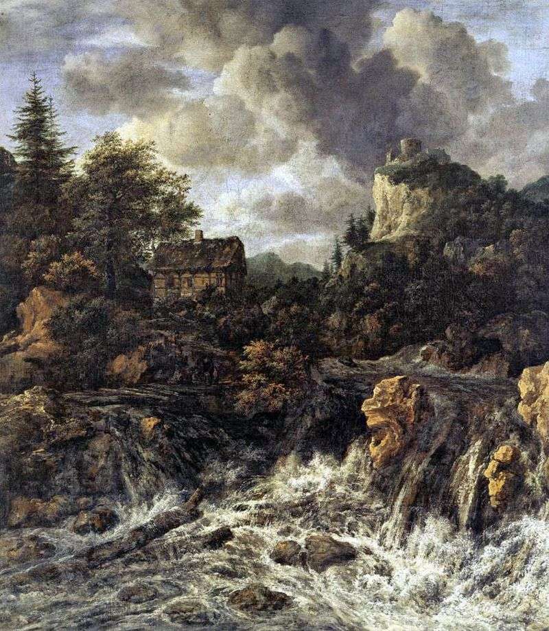 Cascata   Jacob van Ruisdal