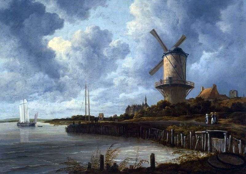Wake Mill   Jacob van Ruisdal