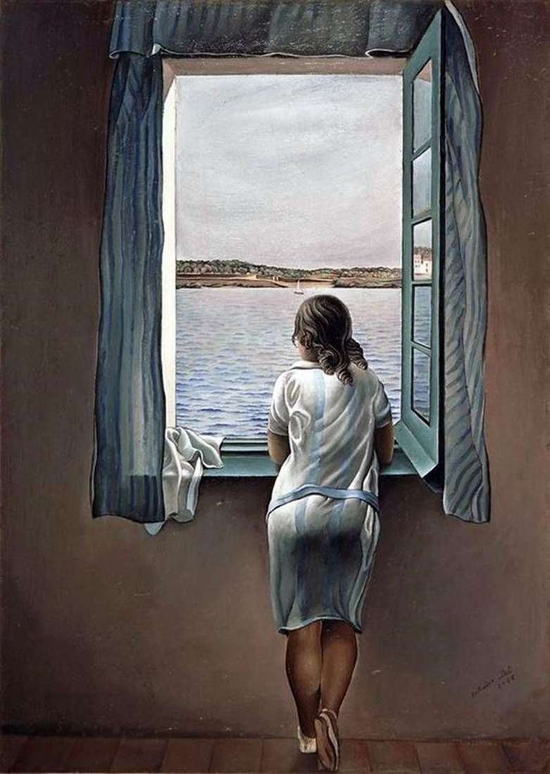 La ragazza alla finestra   Salvador Dali