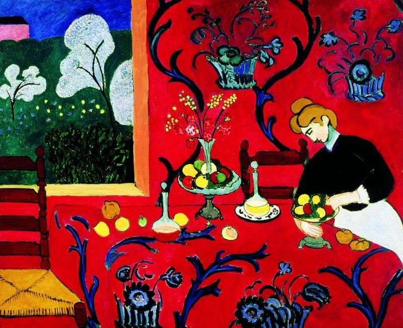 Red Harmony (Dessert)   Henri Matisse
