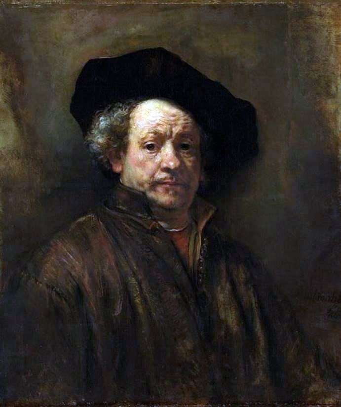 Autoritratto alletà di 54 anni   Rembrandt Harmens Van Rhine