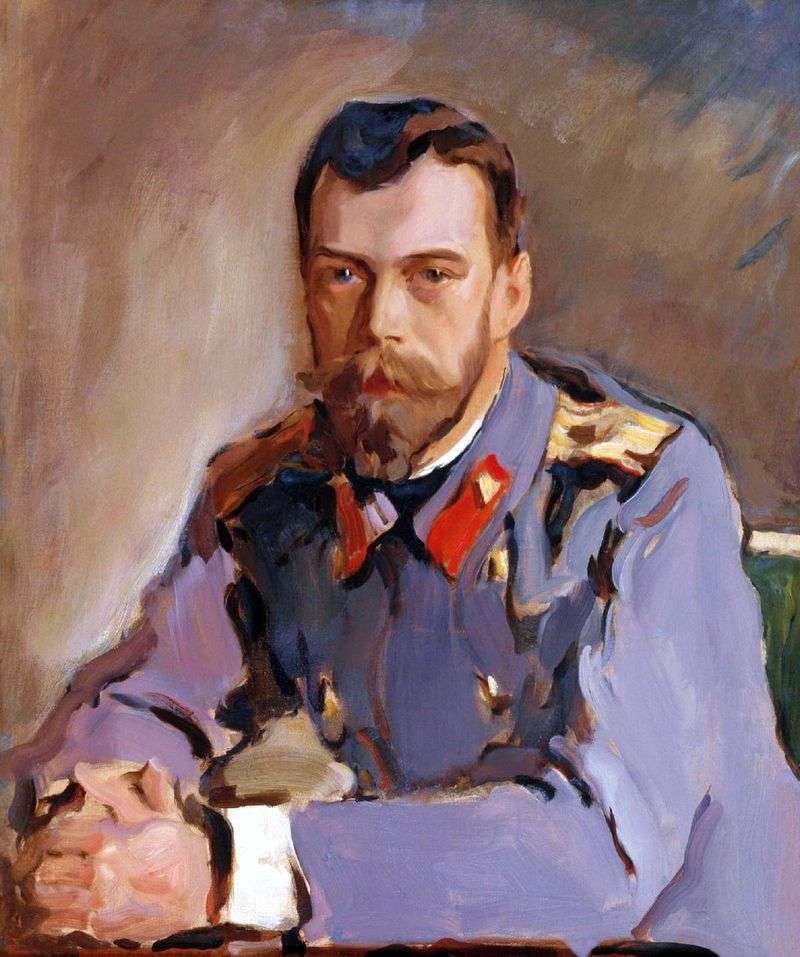 Ritratto dellImperatore Nicola II   Valentin Serov
