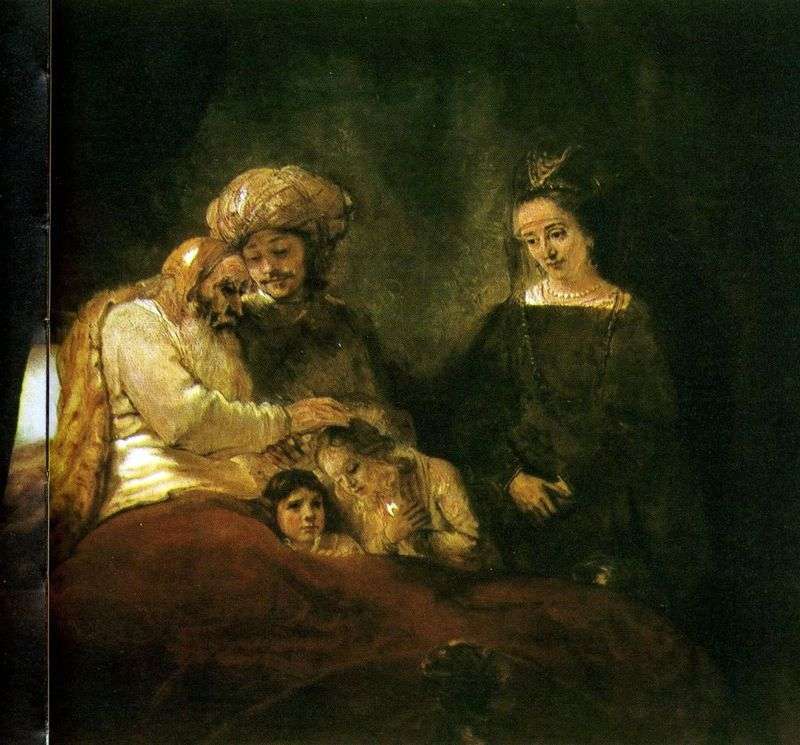 Jacobs Blessing   Rembrandt Harmens Van Rhine