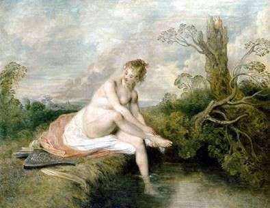 Diana by the Creek   Jean Antoine Watteau