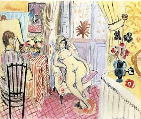 Lartista e il suo modello   Henri Matisse