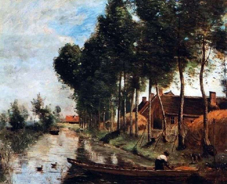 Paesaggio di Arles du Nord   Camille Corot