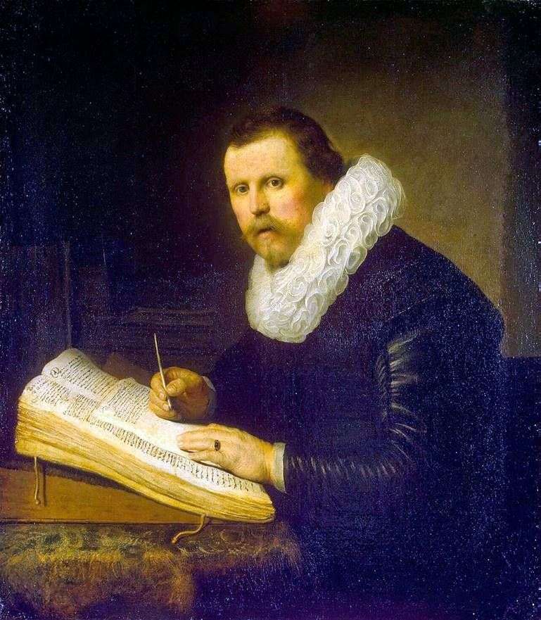 Ritratto di uno scienziato   Rembrandt Harmens Van Rhine