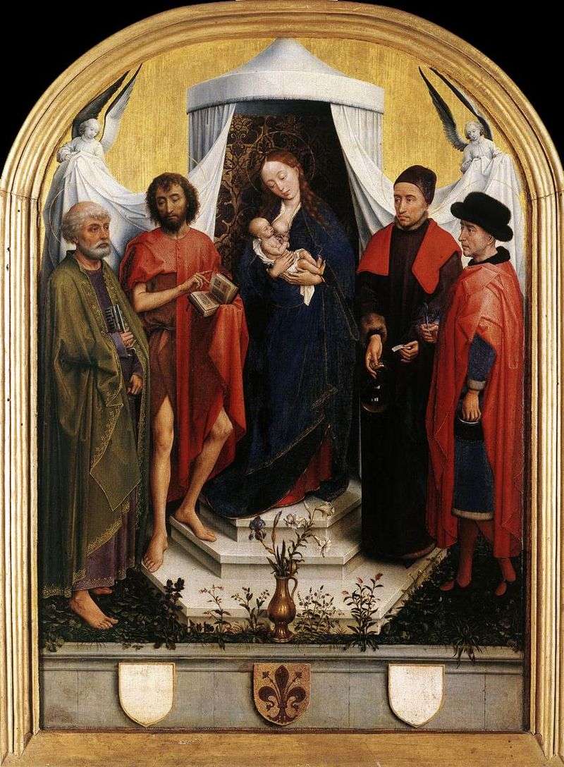 Madonna col Bambino e quattro santi   Rogier van der Weyden