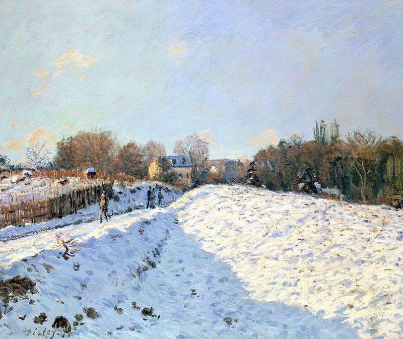Neve in Argenteei   Alfred Sisley