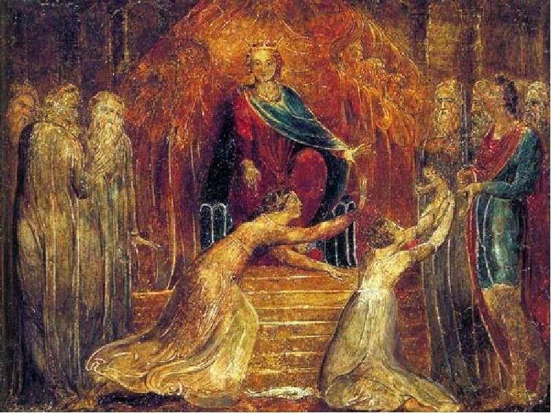 Giudizio di re Salomone   William Blake