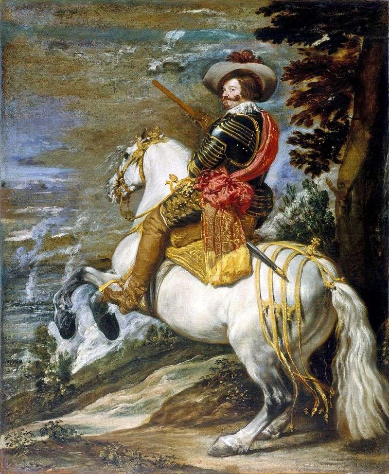 Ritratto equestre del conte duca di Olivares   Diego Velasquez