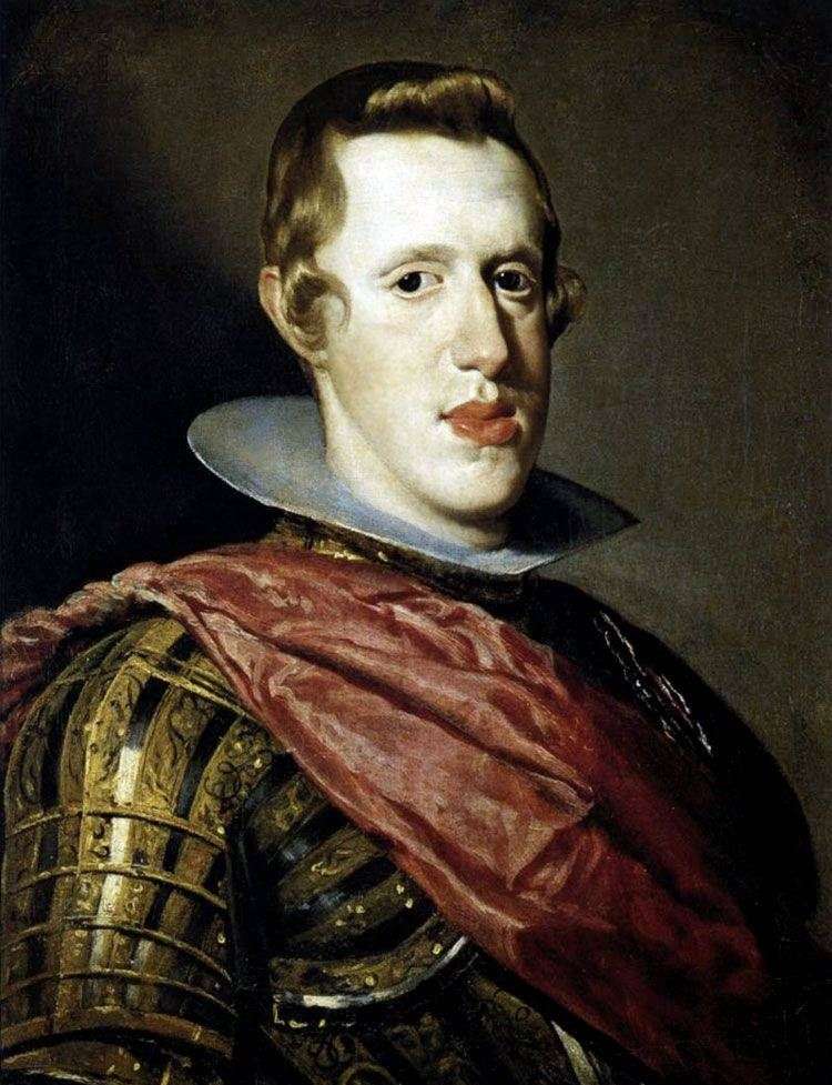 Ritratto del re di Spagna Filippo IV in armatura   Diego Velasquez