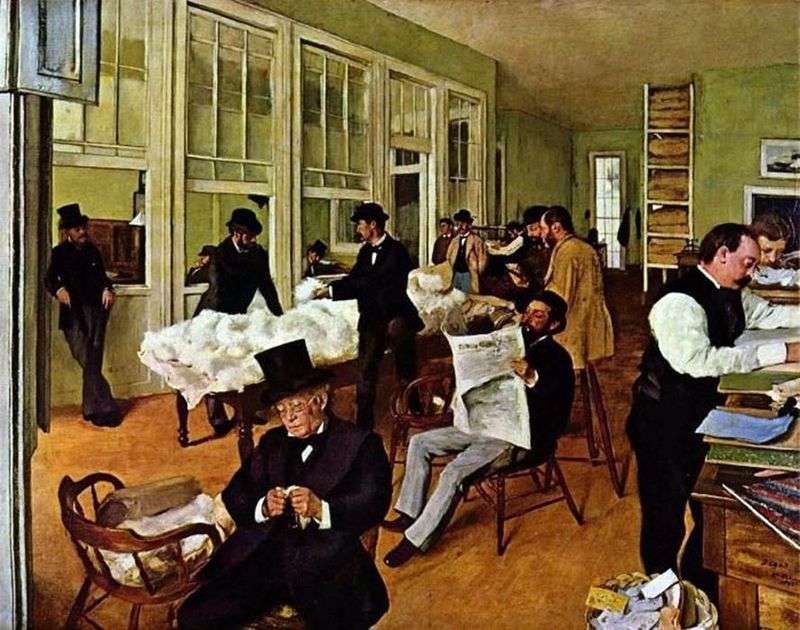 Cotton Office a New Orleans   Edgar Degas
