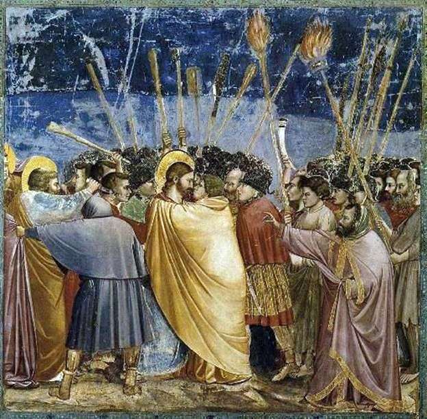 Bacio di Giuda   Giotto di Bondone