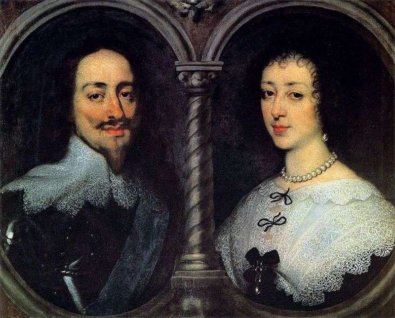 Ritratto di Carlo I e Henrietta Maria   Anthony Van Dyck