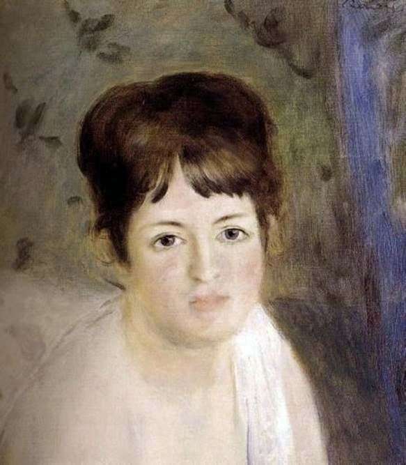 Testa di donna   Pierre Auguste Renoir