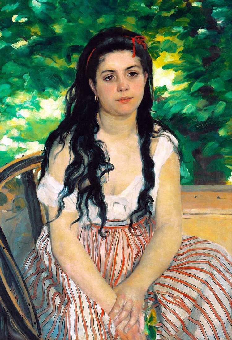 Summer (Gypsy Girl)   Pierre Auguste Renoir