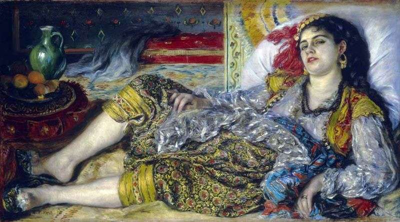 Odalisque (donna algerina)   Pierre Auguste Renoir